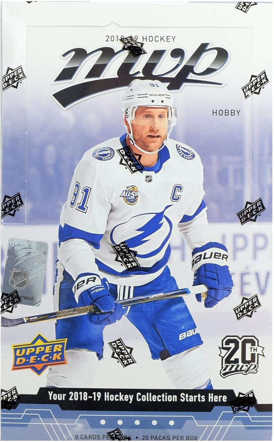 2018 - 19 Upper Deck MVP Hockey Hobby Box Pack (1 Random Pack) - GamesLand Canada