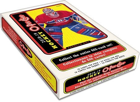 2018 - 19 UPPER DECK O - PEE - CHEE HOCKEY HOBBY BOX - GamesLand Canada