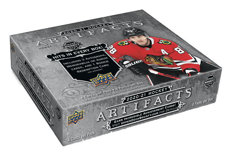 2020 - 21 Upper Deck Artifacts Hockey Hobby Box - GamesLand Canada