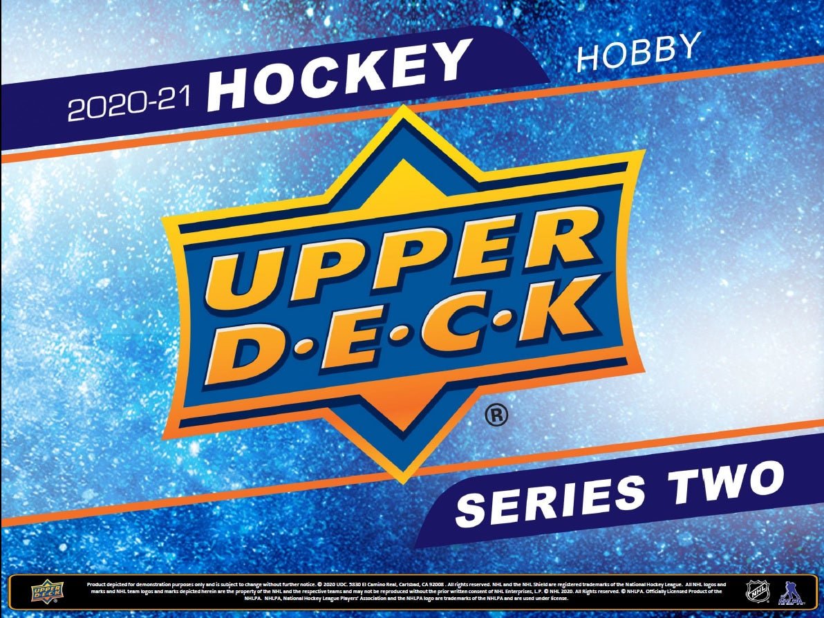 2020 - 21 Upper Deck Series 2 Hockey Hobby Box - GamesLand Canada