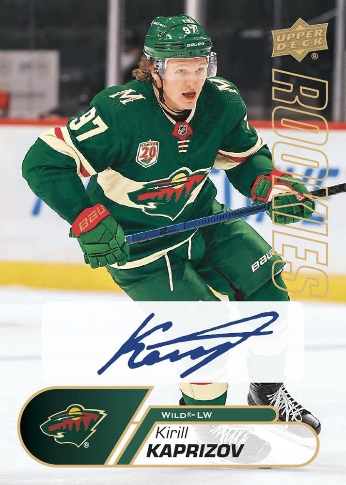 2020/21 Upper Deck NHL Rookie Box Set Hockey Hobby Box - GamesLand Canada