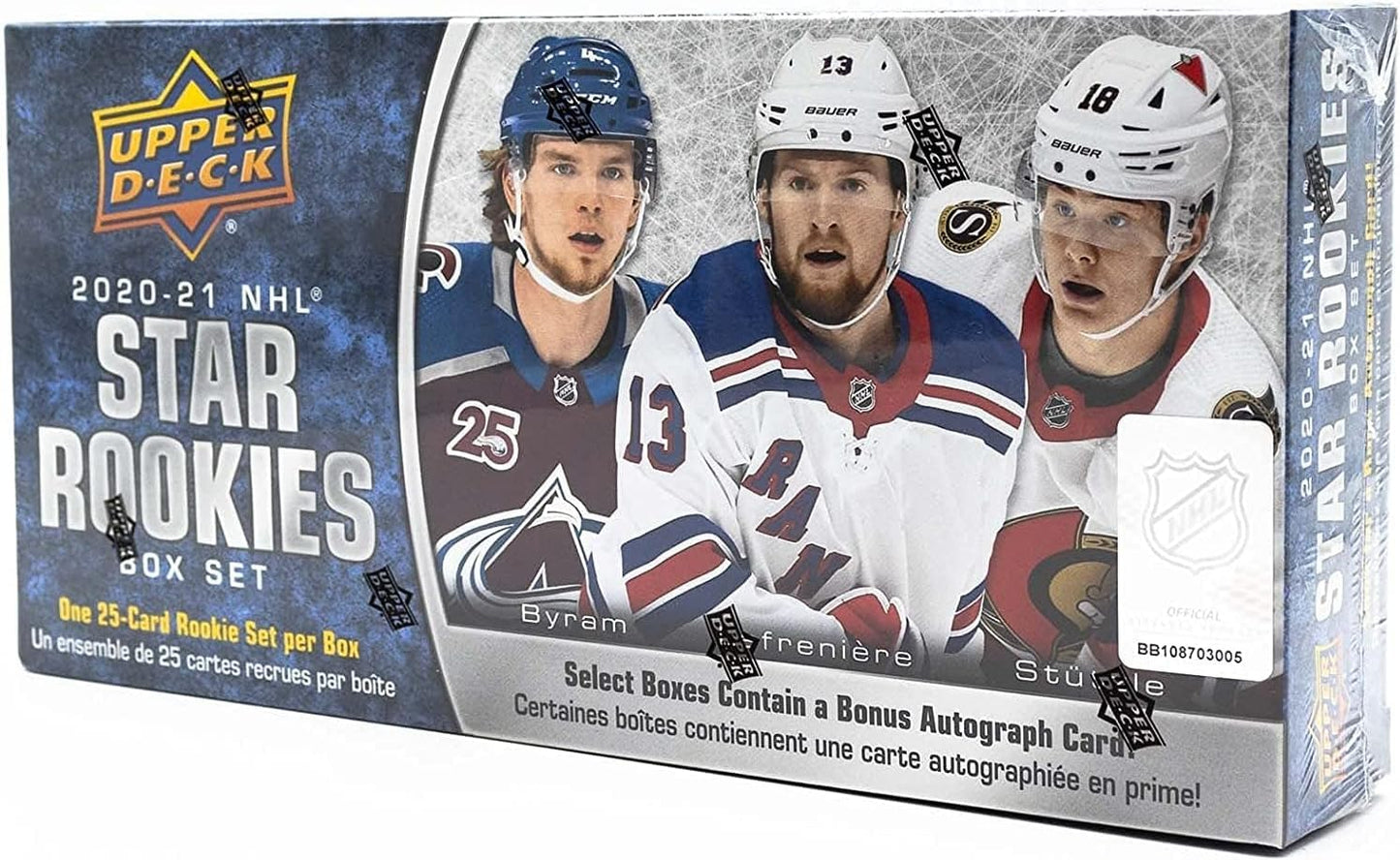 2020/21 Upper Deck NHL Rookie Box Set Hockey Hobby Box - GamesLand Canada