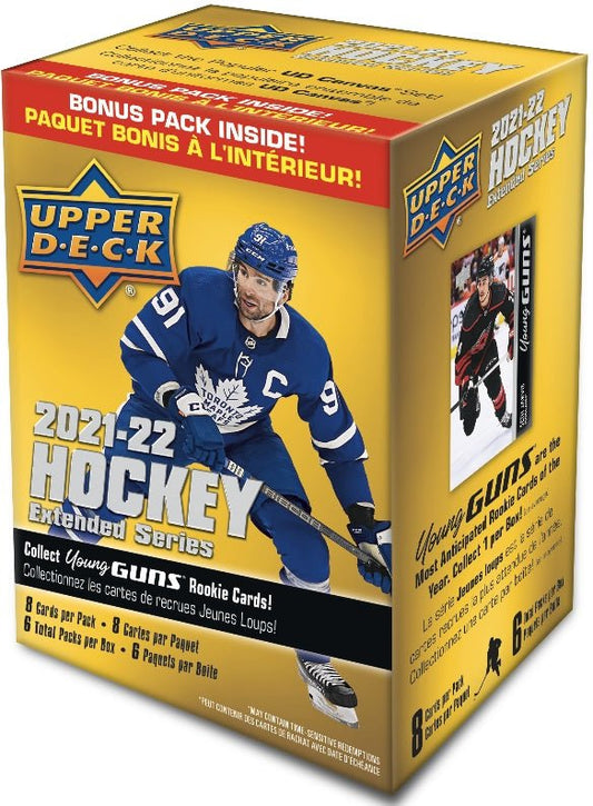 2021 - 22 Upper Deck Extended Series Hockey Blaster Box - GamesLand Canada