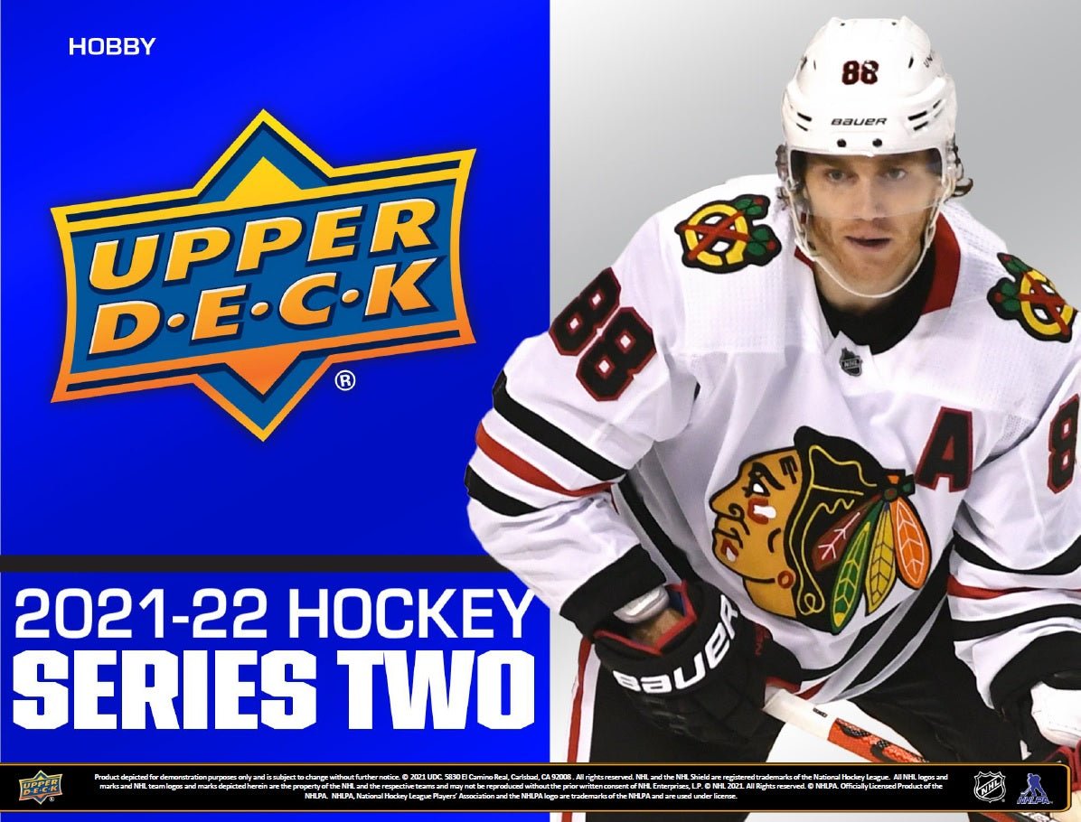2021 - 22 UPPER DECK SERIES 2 HOCKEY HOBBY BOX PACK (1 RANDOM PACK) - GamesLand Canada