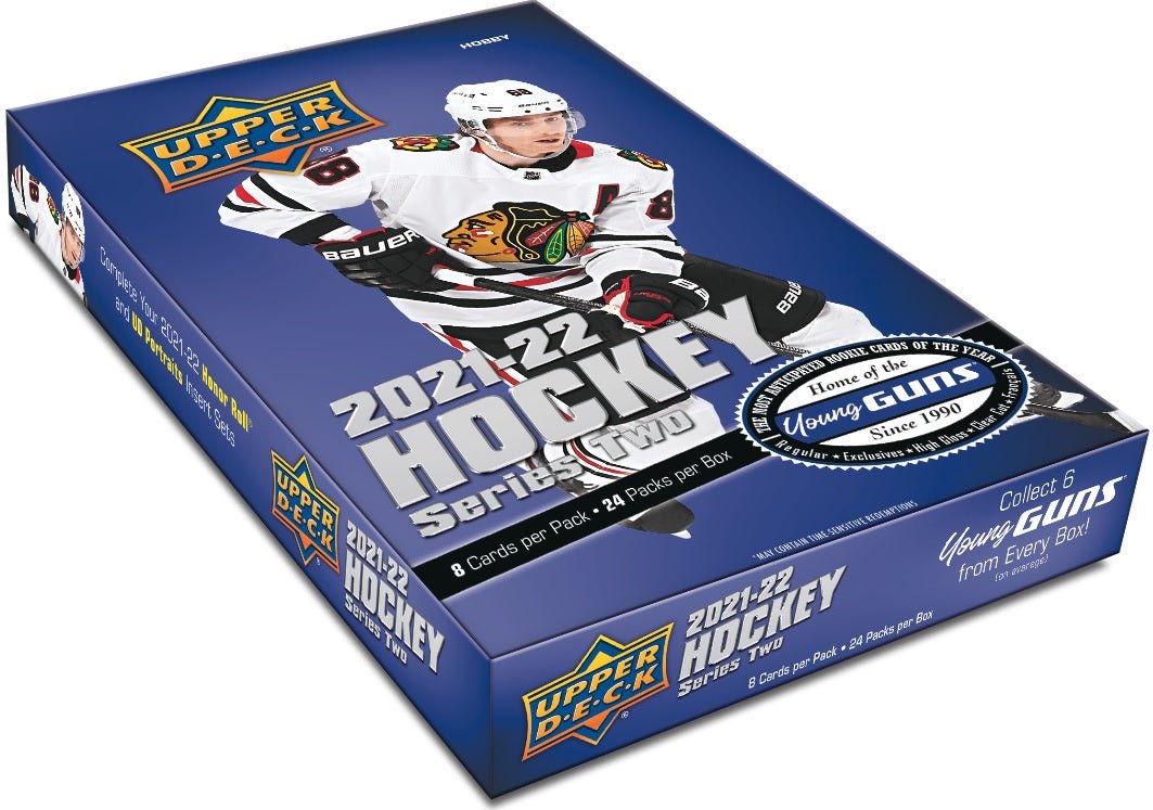 2021 - 22 UPPER DECK SERIES 2 HOCKEY HOBBY BOX PACK (1 RANDOM PACK) - GamesLand Canada