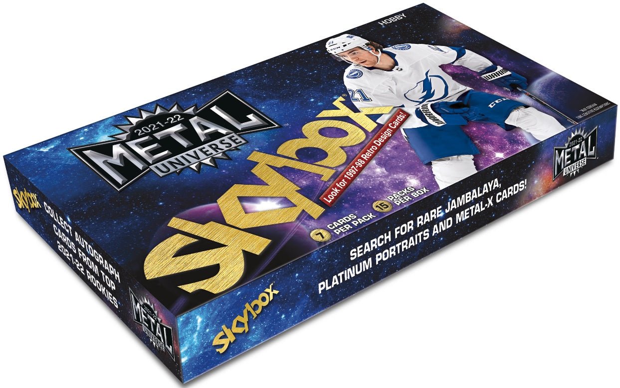 2021 - 22 UPPER DECK SKYBOX METAL UNIVERSE HOBBY BOX - GamesLand Canada