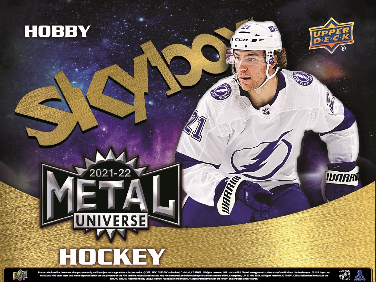 2021 - 22 UPPER DECK SKYBOX METAL UNIVERSE HOBBY BOX - GamesLand Canada