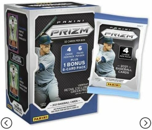 2021 Panini Prizm Baseball 7 - Pack Blaster Box (Green Prizms!) - GamesLand Canada