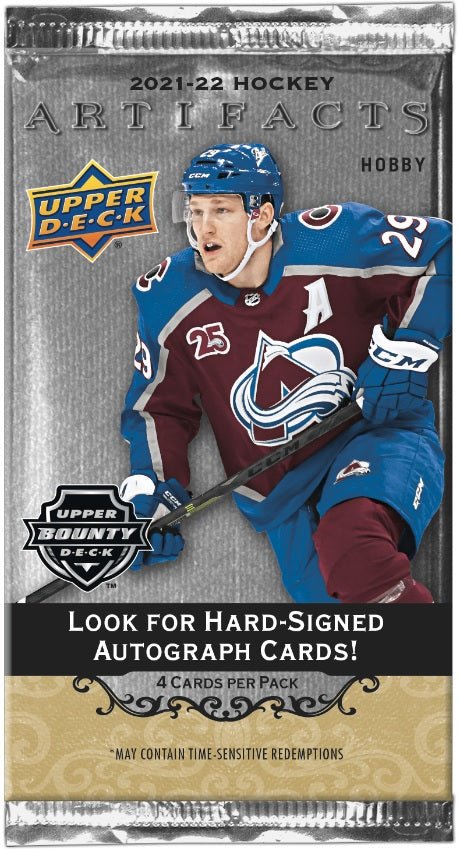 2021/22 Upper Deck Artifacts Hockey Hobby Box Pack (1 Random Pack) - GamesLand Canada