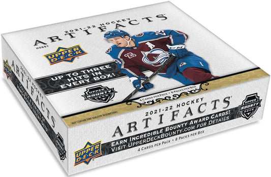 2021/22 Upper Deck Artifacts Hockey Hobby Box Pack (1 Random Pack) - GamesLand Canada
