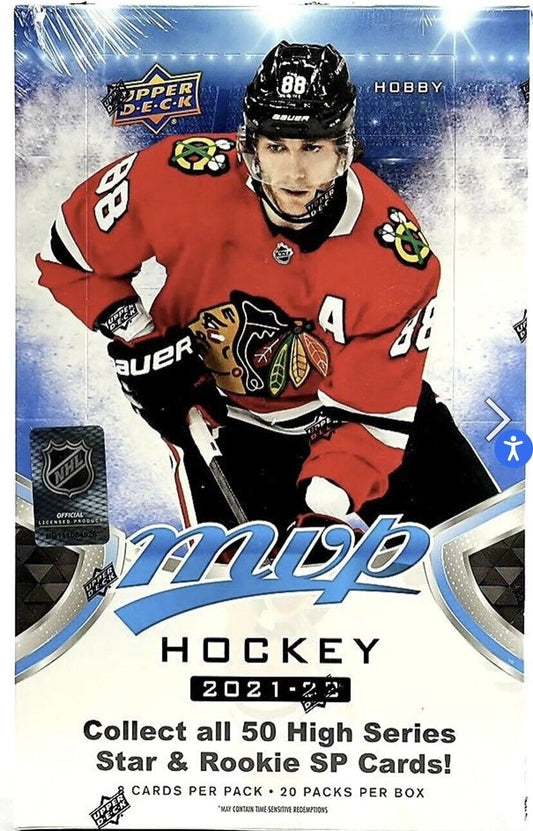 2021/22 Upper Deck MVP Hockey Hobby Box - GamesLand Canada