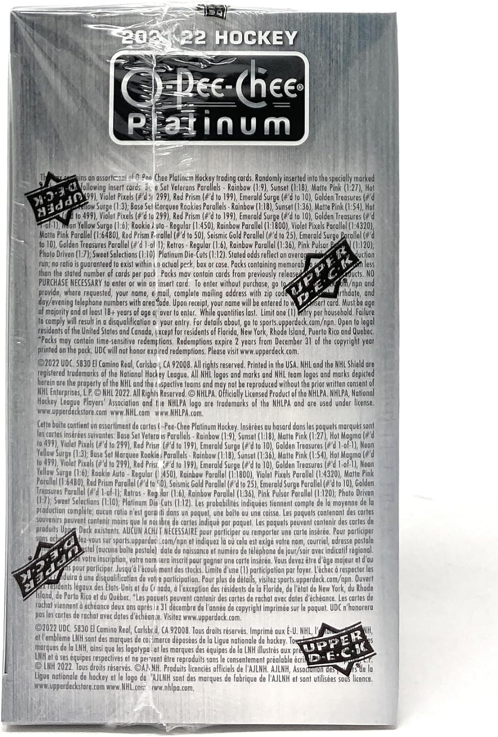 2021/22 Upper Deck O - Pee - Chee Platinum Hockey 6 - Pack Blaster Box - GamesLand Canada