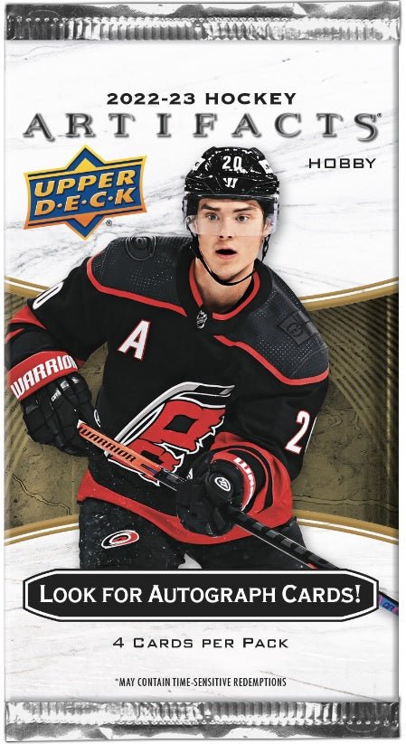 2022 - 23 Upper Deck Artifacts Hockey Hobby Box Pack (1 Random Pack) - GamesLand Canada