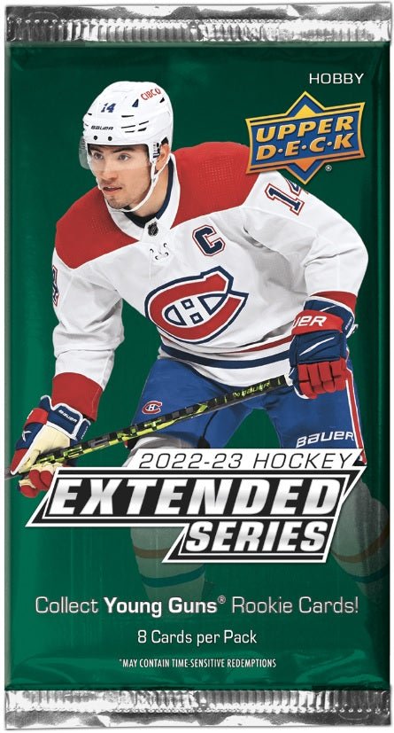2022 - 23 UPPER DECK EXTENDED SERIES HOCKEY HOBBY BOX PACK (1 RANDOM PACK) - GamesLand Canada