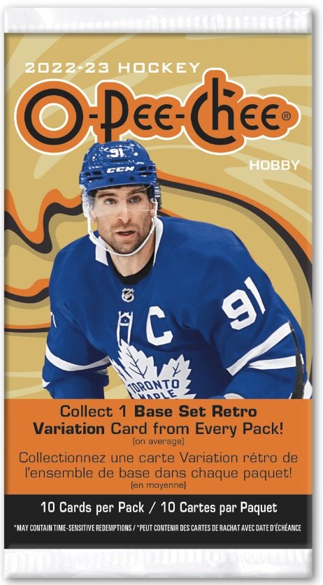 2022 - 23 UPPER DECK O - PEE - CHEE HOCKEY HOBBY BOX PACK (1 RANDOM PACK) - GamesLand Canada