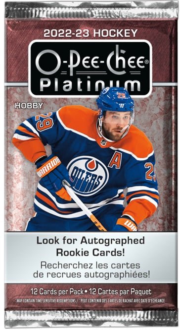 2022 - 23 UPPER DECK O - PEE - CHEE PLATINUM HOCKEY HOBBY BOX - GamesLand Canada