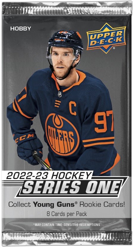 2022 - 23 UPPER DECK SERIES 1 HOCKEY HOBBY BOX PACK (1 RANDOM PACK) - GamesLand Canada