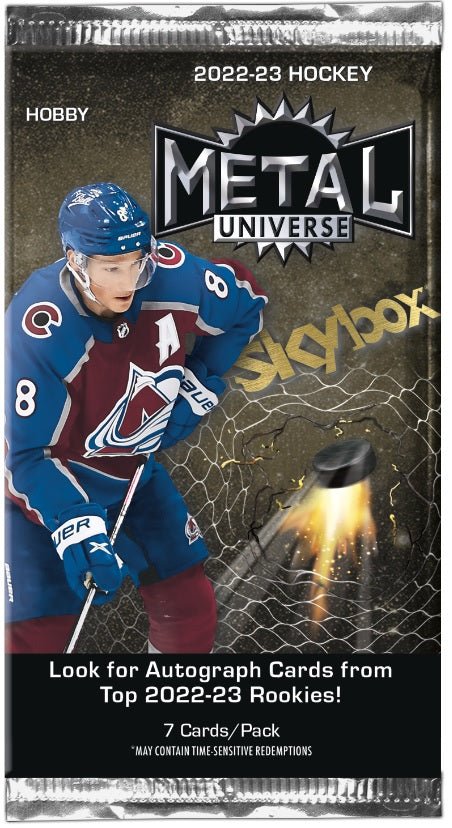 2022 - 23 UPPER DECK SKYBOX METAL UNIVERSE HOCKEY HOBBY BOX - GamesLand Canada