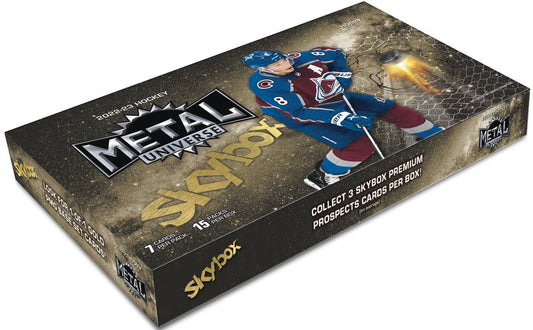 2022 - 23 UPPER DECK SKYBOX METAL UNIVERSE HOCKEY HOBBY BOX - GamesLand Canada