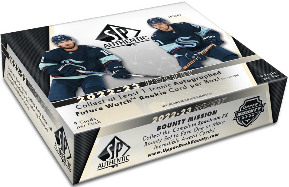2022 - 23 Upper Deck SP Authentic Hockey Hobby Box - GamesLand Canada