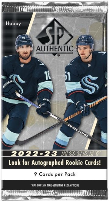 2022 - 23 Upper Deck SP Authentic Hockey Hobby Box - GamesLand Canada