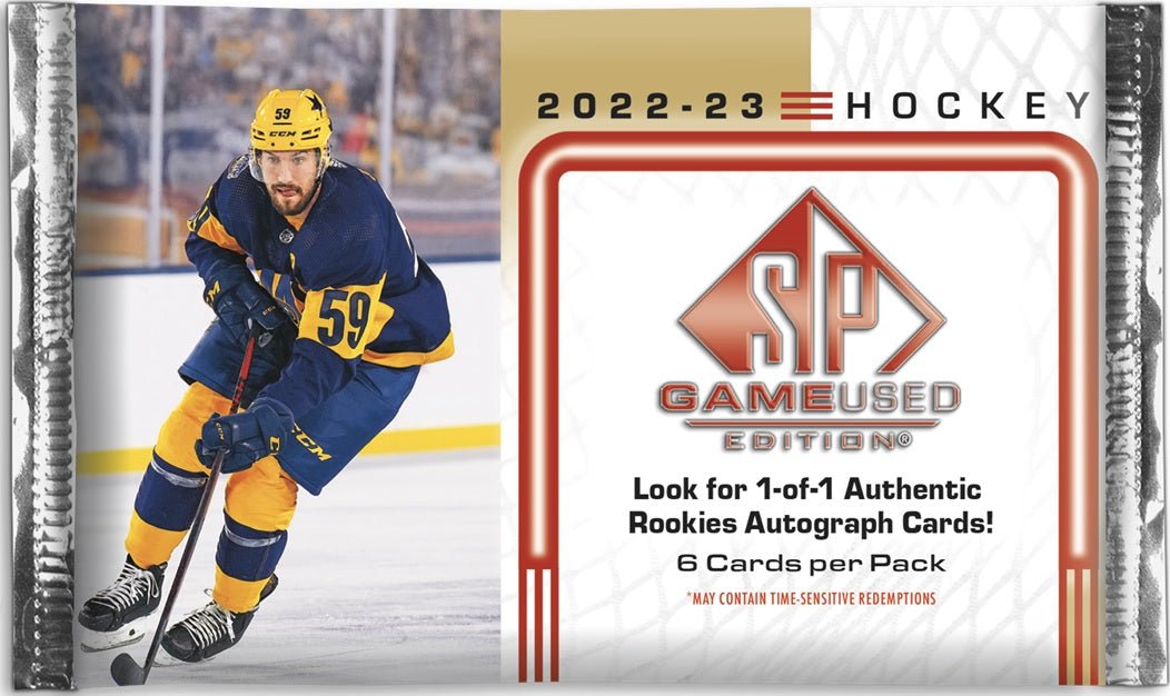 2022 - 23 UPPER DECK SP GAME USED HOCKEY HOBBY BOX - GamesLand Canada