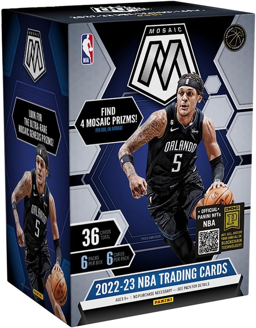 2022/23 Panini Mosaic Basketball 6 - Pack Blaster Box - GamesLand Canada