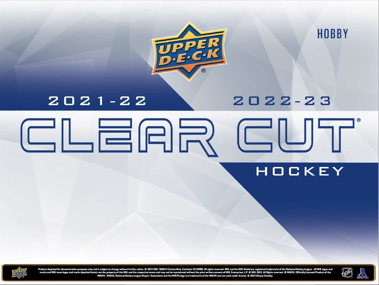 2022/23 Upper Deck Clear Cut Hockey Hobby Box - GamesLand Canada