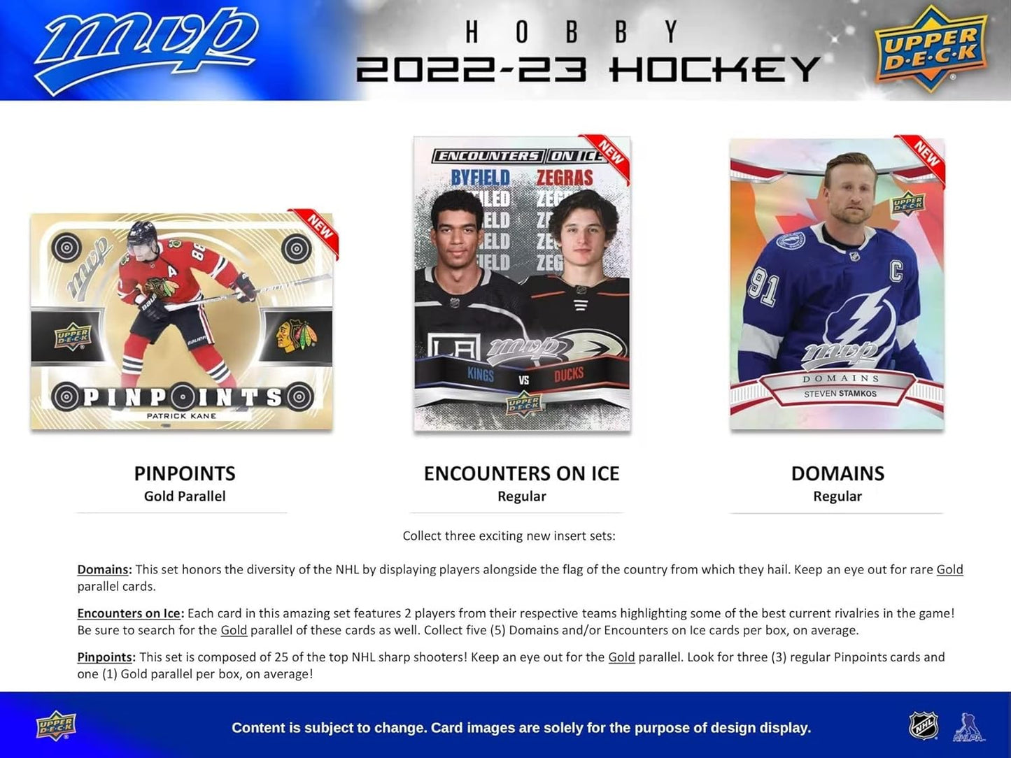 2022/23 Upper Deck MVP Hockey Hobby Box - GamesLand Canada