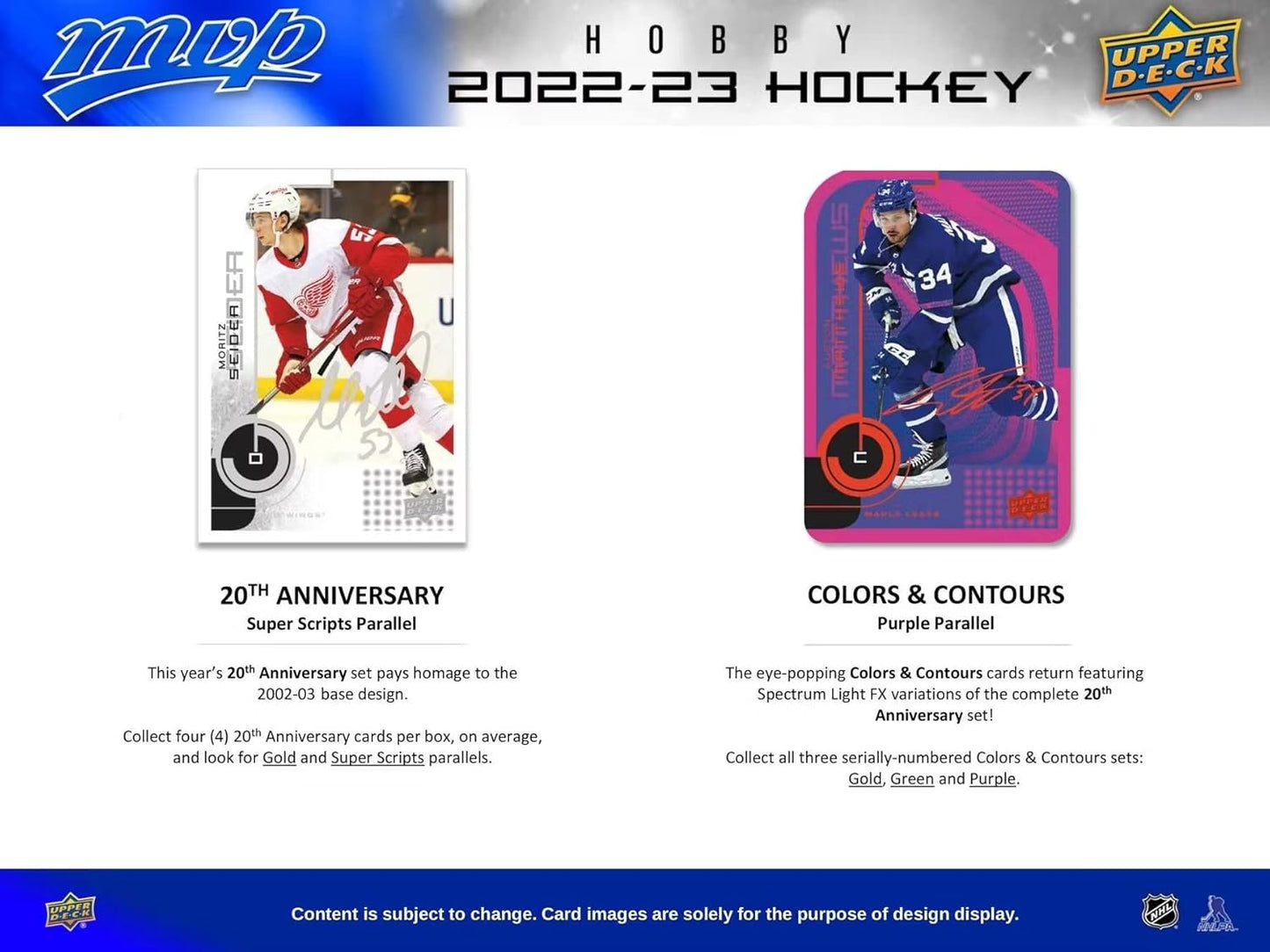 2022/23 Upper Deck MVP Hockey Hobby Box - GamesLand Canada
