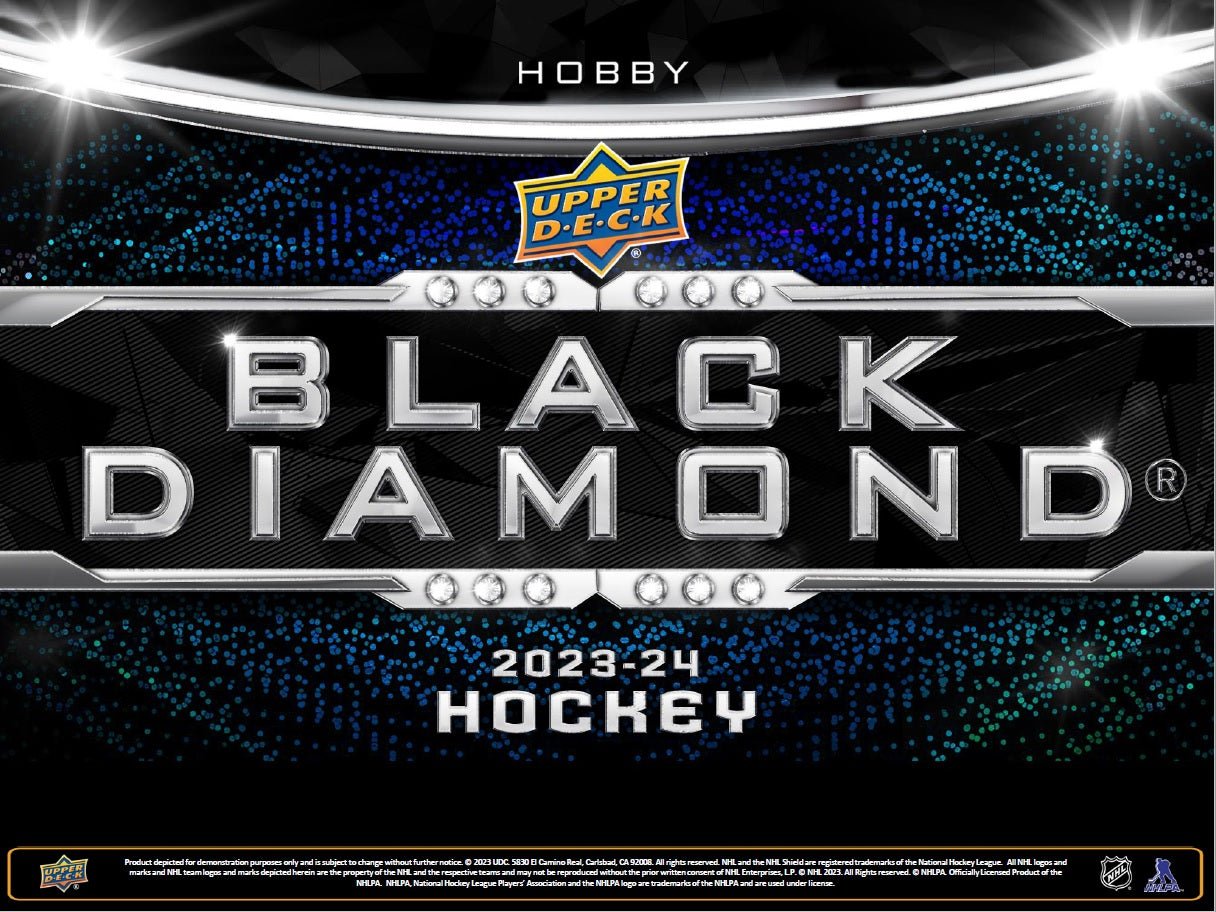 2023 - 24 UPPER DECK BLACK DIAMOND HOCKEY HOBBY BOX - GamesLand Canada