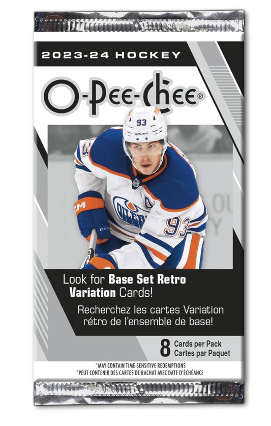 2023 - 24 UPPER DECK O - PEE - CHEE HOCKEY GRAVITY FEED - 1 PACK - GamesLand Canada