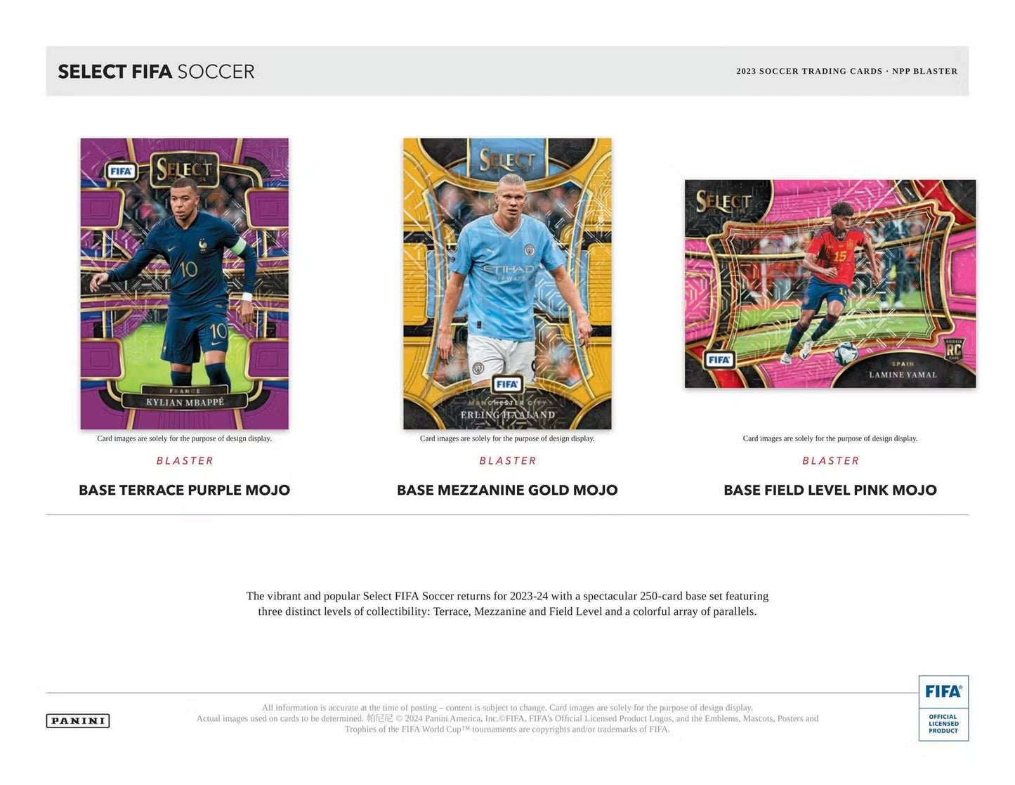 2023/24 Panini Select FIFA Soccer 6 - Pack Blaster Box - GamesLand Canada