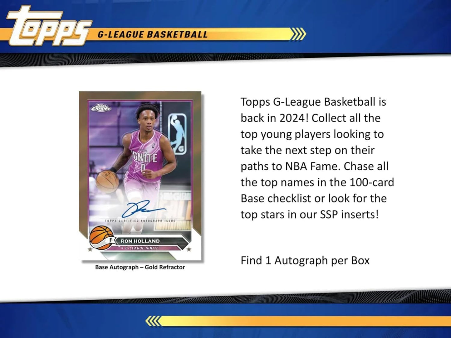 2023/24 Topps G - League Basketball Hobby Box - GamesLand Canada
