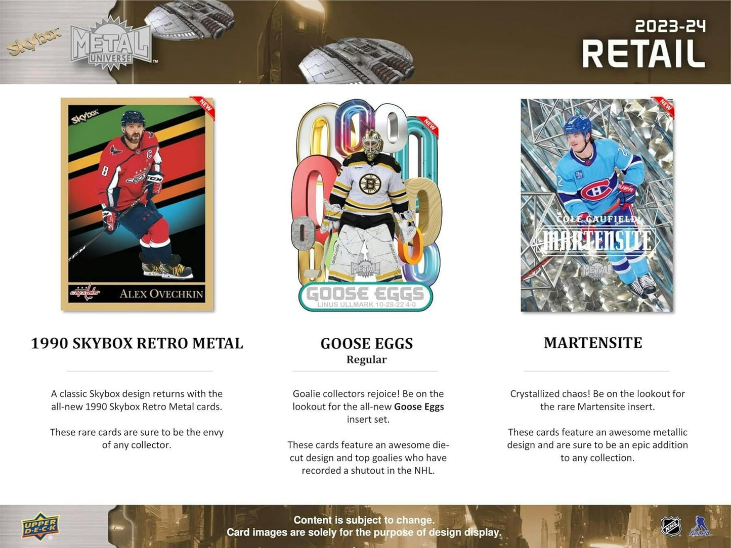 2023/24 Upper Deck Metal Universe Hockey 5 - Pack Blaster Box - GamesLand Canada