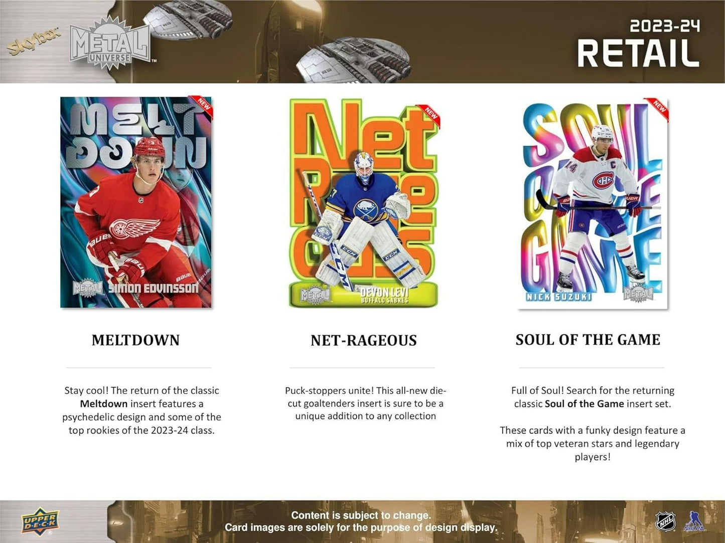 2023/24 Upper Deck Metal Universe Hockey 5 - Pack Blaster Box - GamesLand Canada