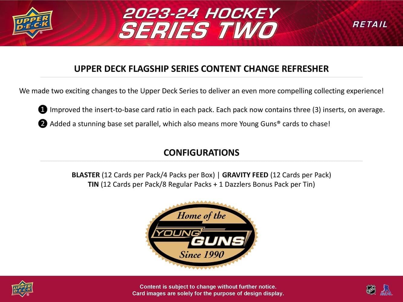 2023/24 Upper Deck Series 2 Hockey 4 - Pack Blaster Box - GamesLand Canada