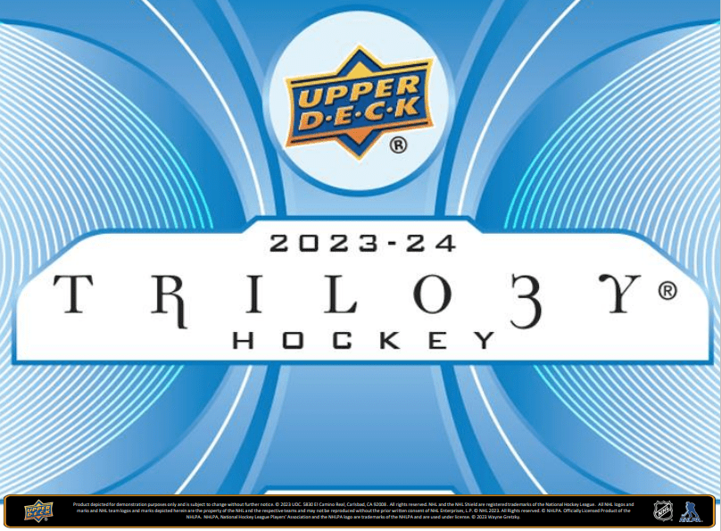 2023/24 Upper Deck Trilogy Hockey Hobby Box - GamesLand Canada