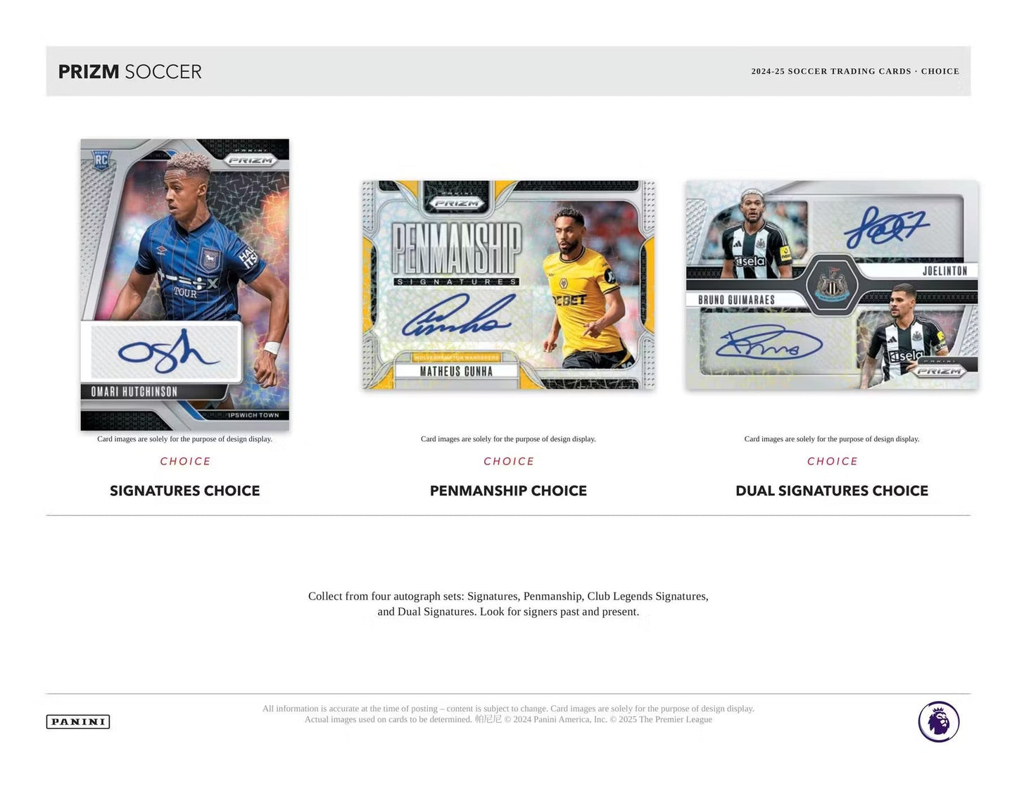 2024 - 25 Panini Prizm EPL English Premier League Soccer Choice Box - GamesLand Canada