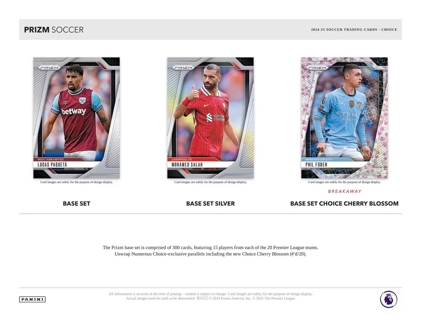 2024 - 25 Panini Prizm EPL English Premier League Soccer Choice Box - GamesLand Canada