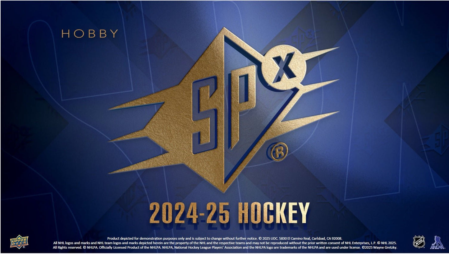 2024 - 25 Upper Deck SPX Hockey Hobby Box - GamesLand Canada