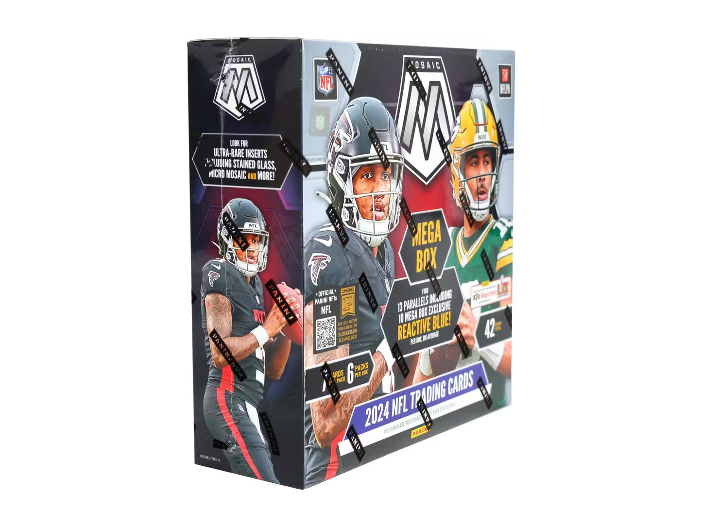 2024 Panini Mosaic Football Mega Box (Reactive Blue Parallels!)