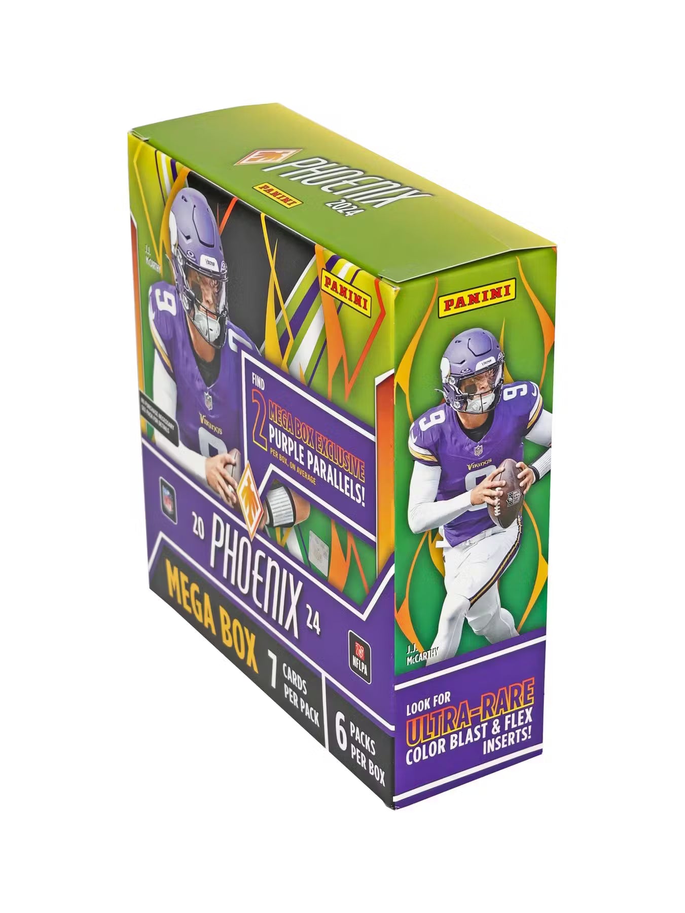 2024 Panini Phoenix Football Mega Box (Purple Parallels!) (No Shrink Wrap)