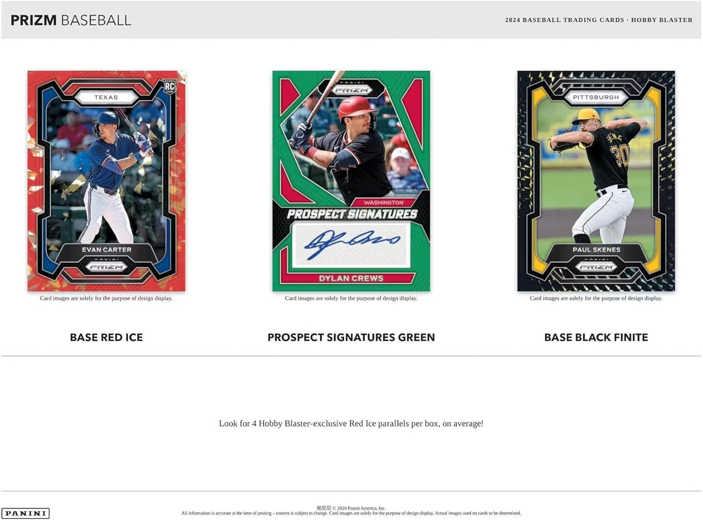 2024 Panini Prizm Baseball 6 - Pack Hobby Blaster Box - GamesLand Canada