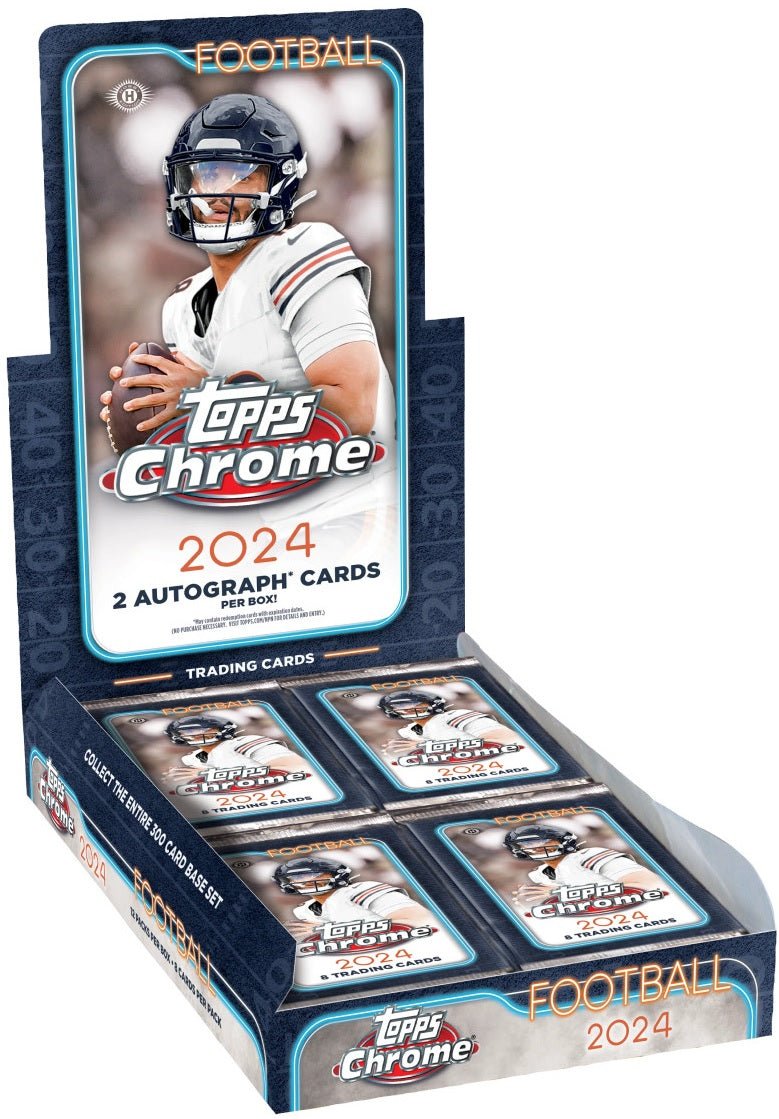2024 TOPPS CHROME FOOTBALL HOBBY BOX - GamesLand Canada
