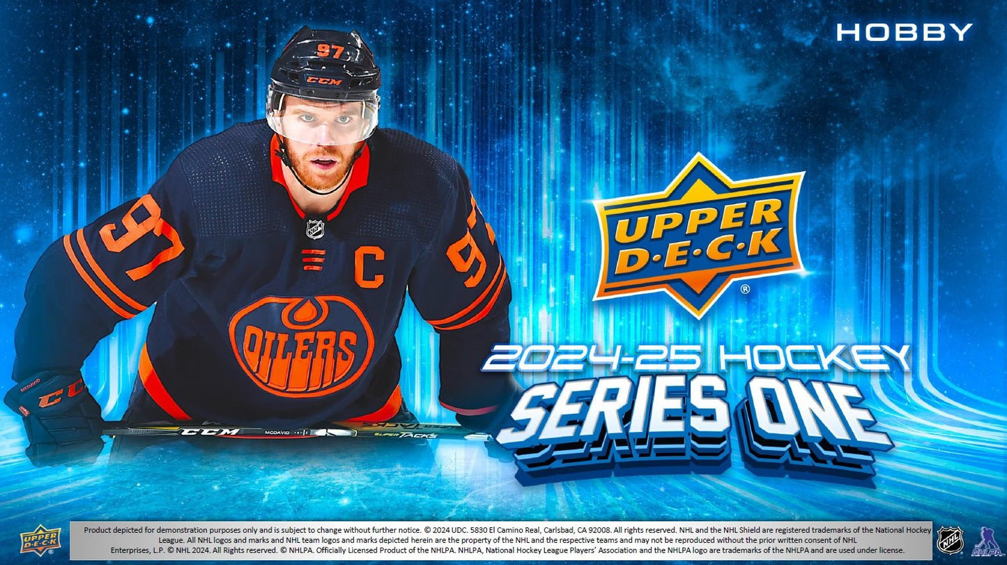2024/25 Upper Deck Series 1 Hockey Hobby Pack (1 Random Pack) - GamesLand Canada
