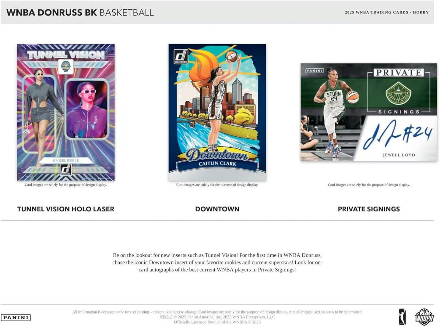 2025 Panini Donruss WNBA Basketball Mega Box - GamesLand Canada