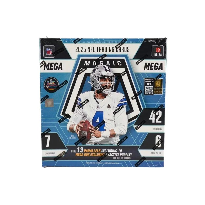 2025 Panini Mosaic Football Mega Box (Reactive Purple Parallels!) - GamesLand Canada