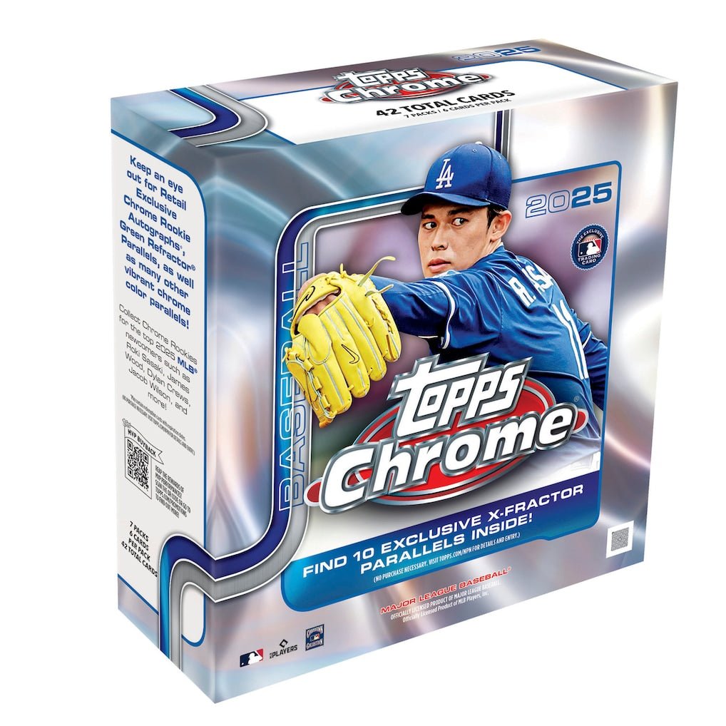 2025 Topps Chrome Baseball Mega Box - GamesLand Canada