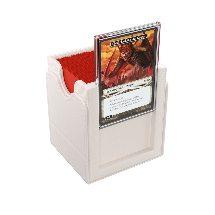 Gamegenic Deck Box: Squire Plus XL: White (100 ct)